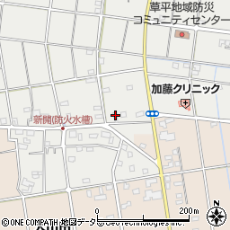 愛知県愛西市草平町新開56周辺の地図