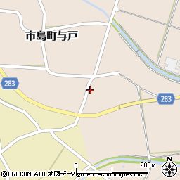 兵庫県丹波市市島町与戸880周辺の地図