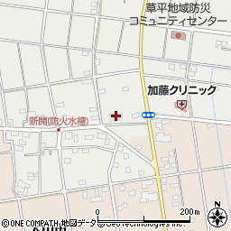 愛知県愛西市草平町新開57周辺の地図