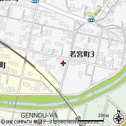 愛知県瀬戸市若宮町3丁目154周辺の地図