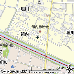 愛知県稲沢市平和町領内93周辺の地図