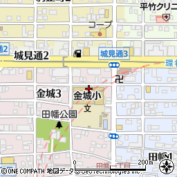 名古屋市立金城小学校周辺の地図