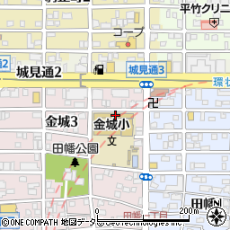 名古屋市立金城小学校　トワイライトスクール周辺の地図