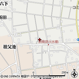 愛知県愛西市草平町新開84周辺の地図