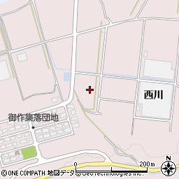 愛知県豊田市御作町西川周辺の地図