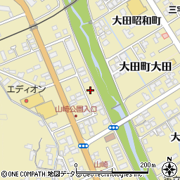 島根県大田市大田町大田山崎ロ-1177-6周辺の地図