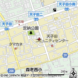 愛知県名古屋市守山区向台周辺の地図