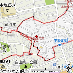 愛知県尾張旭市緑町緑ケ丘16周辺の地図