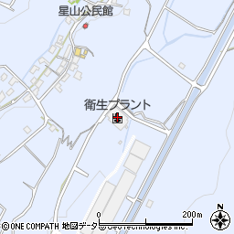 富士宮市衛生プラント周辺の地図