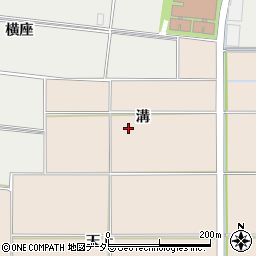 愛知県愛西市早尾町溝周辺の地図