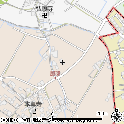 滋賀県彦根市服部町422-4周辺の地図