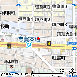 フォレスト志賀本通周辺の地図
