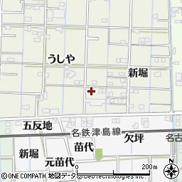 愛知県あま市花長うしや61-1周辺の地図