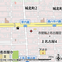 愛知県名古屋市西区上名古屋4丁目16-6周辺の地図
