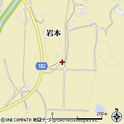 千葉県富津市岩本周辺の地図