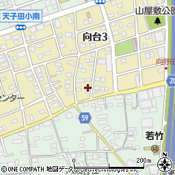 愛知県名古屋市守山区向台3丁目714周辺の地図
