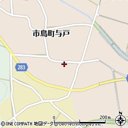 兵庫県丹波市市島町与戸1208周辺の地図