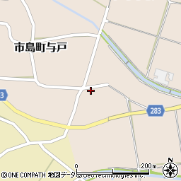兵庫県丹波市市島町与戸889周辺の地図