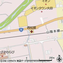 西松屋大田店周辺の地図