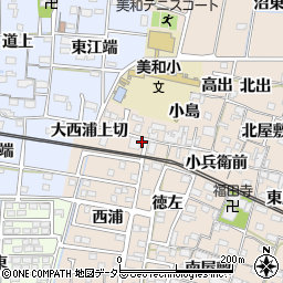 愛知県あま市木田（庄兵衛前）周辺の地図