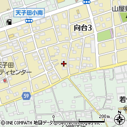 愛知県名古屋市守山区向台3丁目609周辺の地図