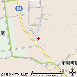 兵庫県丹波市市島町梶原162周辺の地図