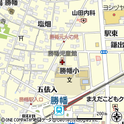 愛知県愛西市勝幡町五俵入2206-1周辺の地図