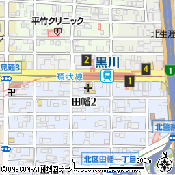 木曽路 黒川店周辺の地図