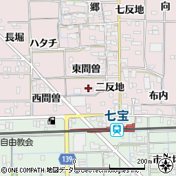 愛知県あま市富塚東間曽周辺の地図