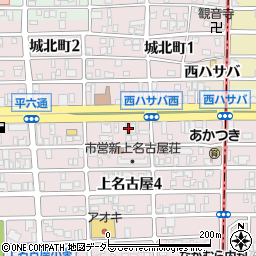 愛知県名古屋市西区上名古屋4丁目17-24周辺の地図