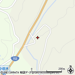 愛知県豊田市黒田町南水別周辺の地図