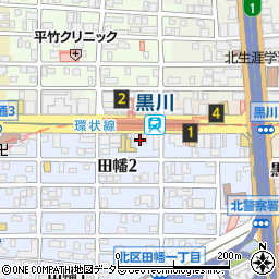 アパートニュース・ニッショー　黒川支店周辺の地図