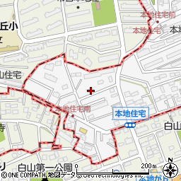 愛知県尾張旭市緑町緑ケ丘26-16周辺の地図