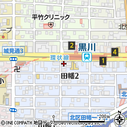 カラリス　黒川店周辺の地図