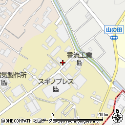 愛知県瀬戸市山の田町194周辺の地図