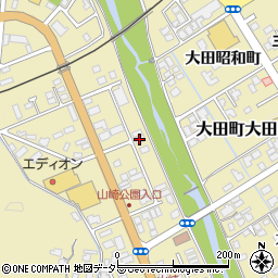 島根県大田市大田町大田山崎ロ-1177-4周辺の地図