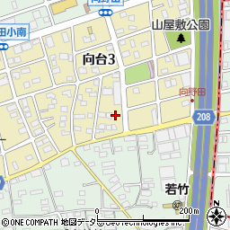 愛知県名古屋市守山区向台3丁目808周辺の地図