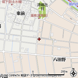 愛知県愛西市町方町八田野40周辺の地図