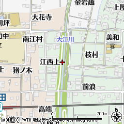 愛知県あま市金岩大半周辺の地図