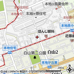 愛知県尾張旭市緑町緑ケ丘41周辺の地図