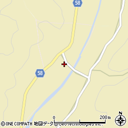 岡山県真庭郡新庄村4001周辺の地図