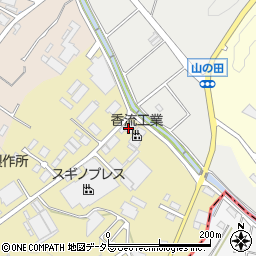愛知県瀬戸市山の田町234周辺の地図