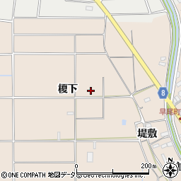 愛知県愛西市早尾町榎下周辺の地図
