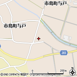兵庫県丹波市市島町与戸896周辺の地図