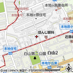 愛知県尾張旭市緑町緑ケ丘41-31周辺の地図