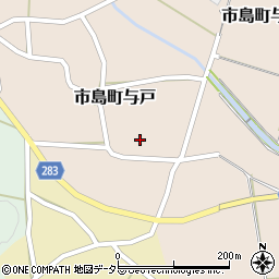 兵庫県丹波市市島町与戸1184周辺の地図