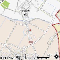 滋賀県彦根市服部町420-6周辺の地図