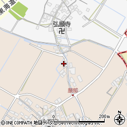 滋賀県彦根市服部町457-4周辺の地図