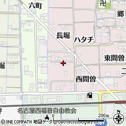 愛知県あま市富塚長堀周辺の地図