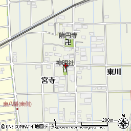 佐折(神明社裏)周辺の地図